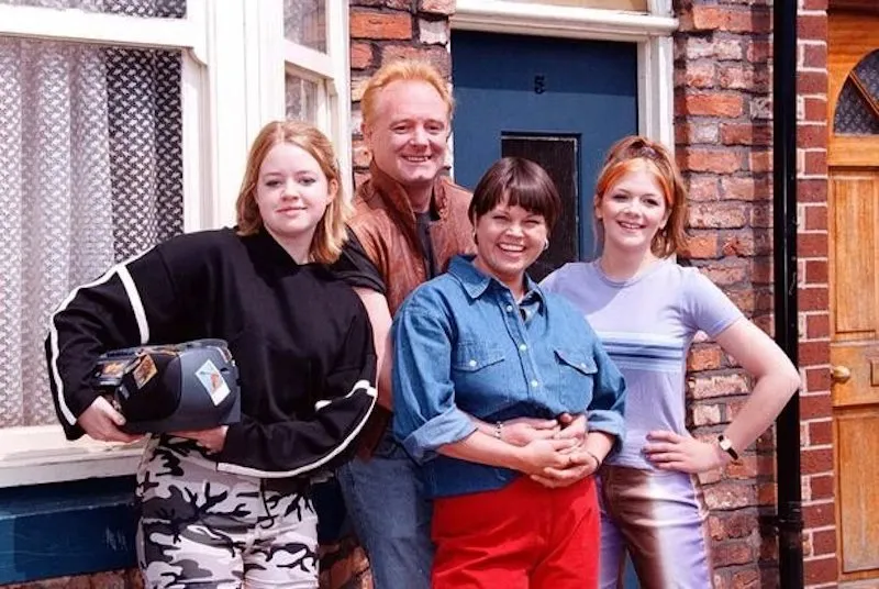 coronation street color scene four characters