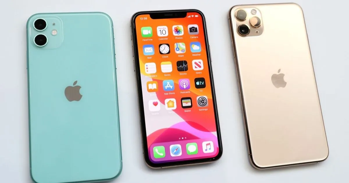 The new Apple iPhone 11 and iPhone 11 Pro are displayed during a special event 