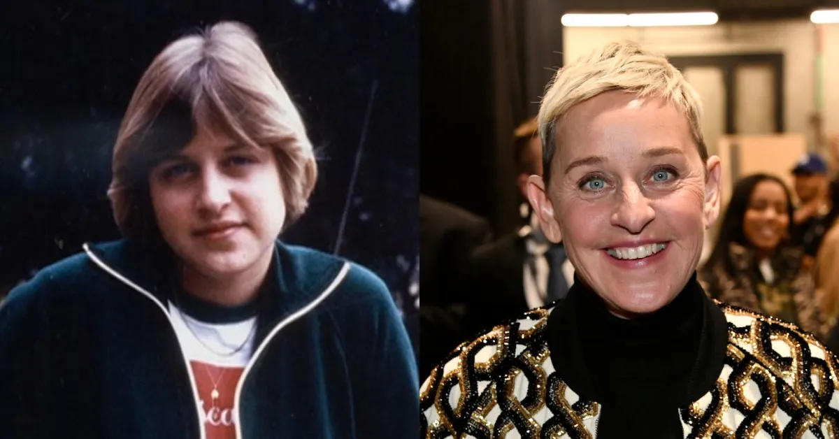 ellen degeneres then vs. now