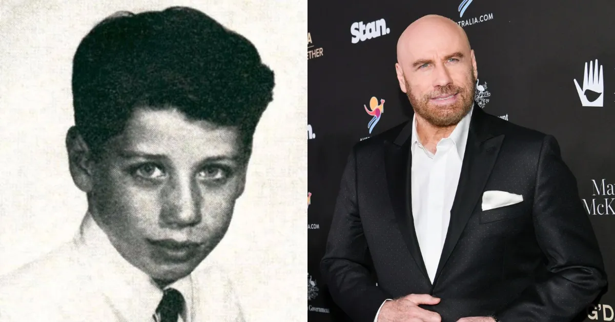 john travolta then vs now