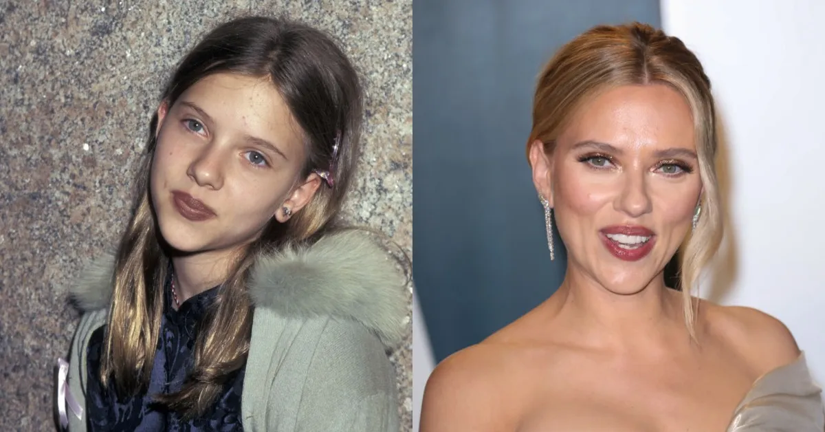 scarlett johansson then vs now